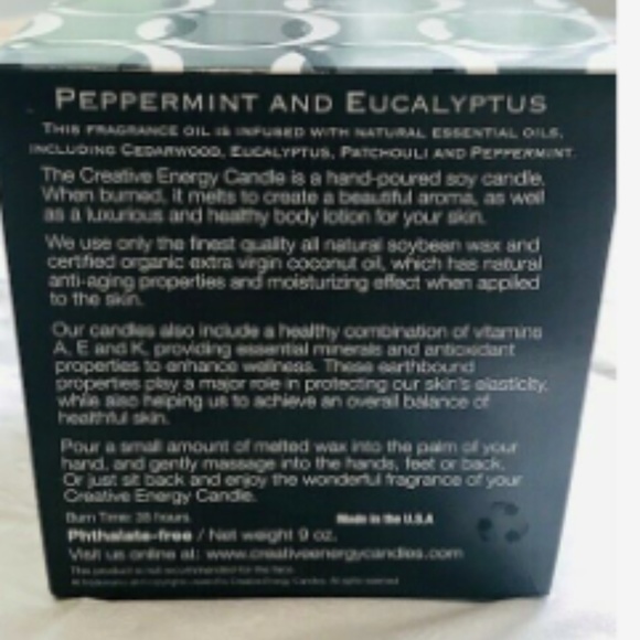 Creative Energy Candle Peppermint + Eucalyptus - Picture 6 of 7